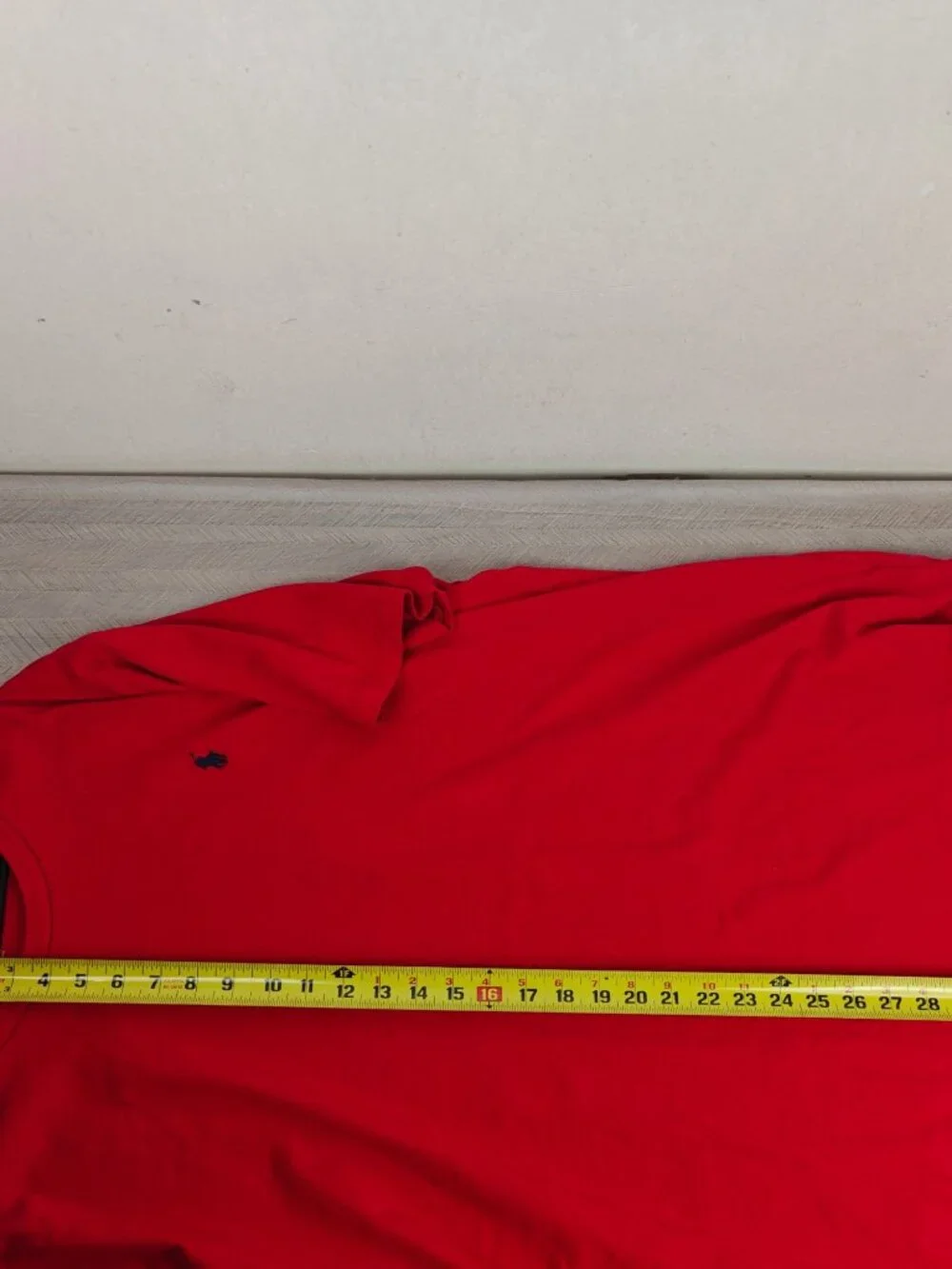Polo Ralph Lauren Men’s T-Shirt Red Size 3XB Crewneck Classic Fit Cotton